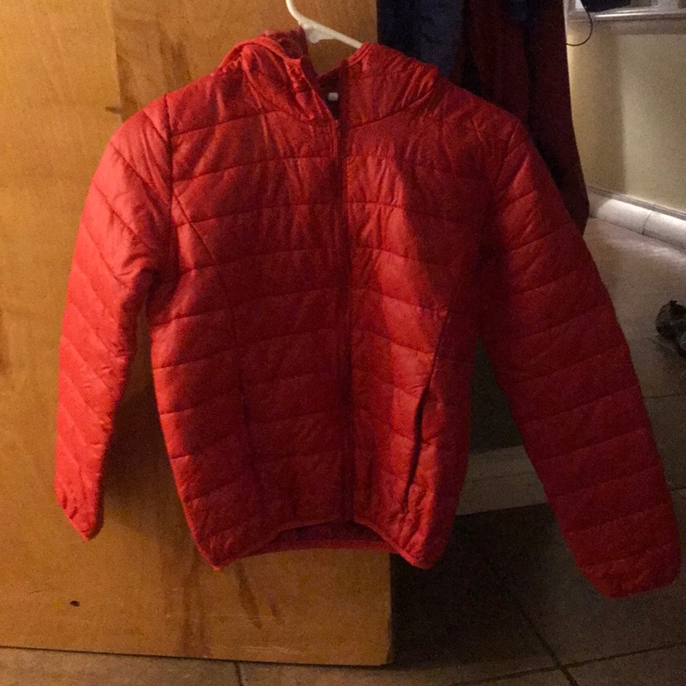 Red Down Coat - image 2